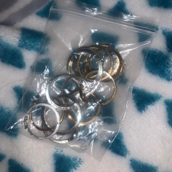 COPY - Lot of silver and gold rings - Picture 4 of 6